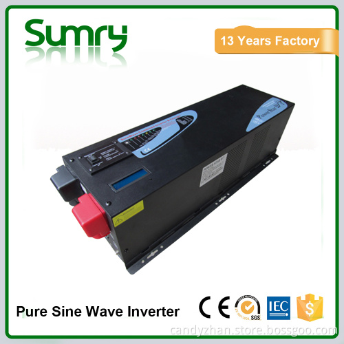 1KW-6KW, 12V/24V/48Vdc for Solar System Use, CE approved, pure sine wave power inverter with charger